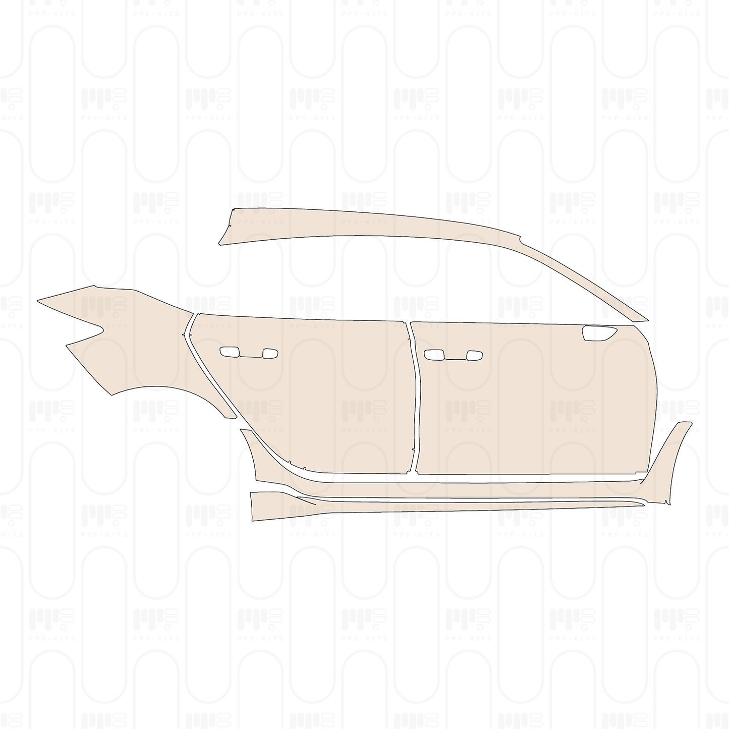Voorgesneden PPF Honda Civic Type R 2026