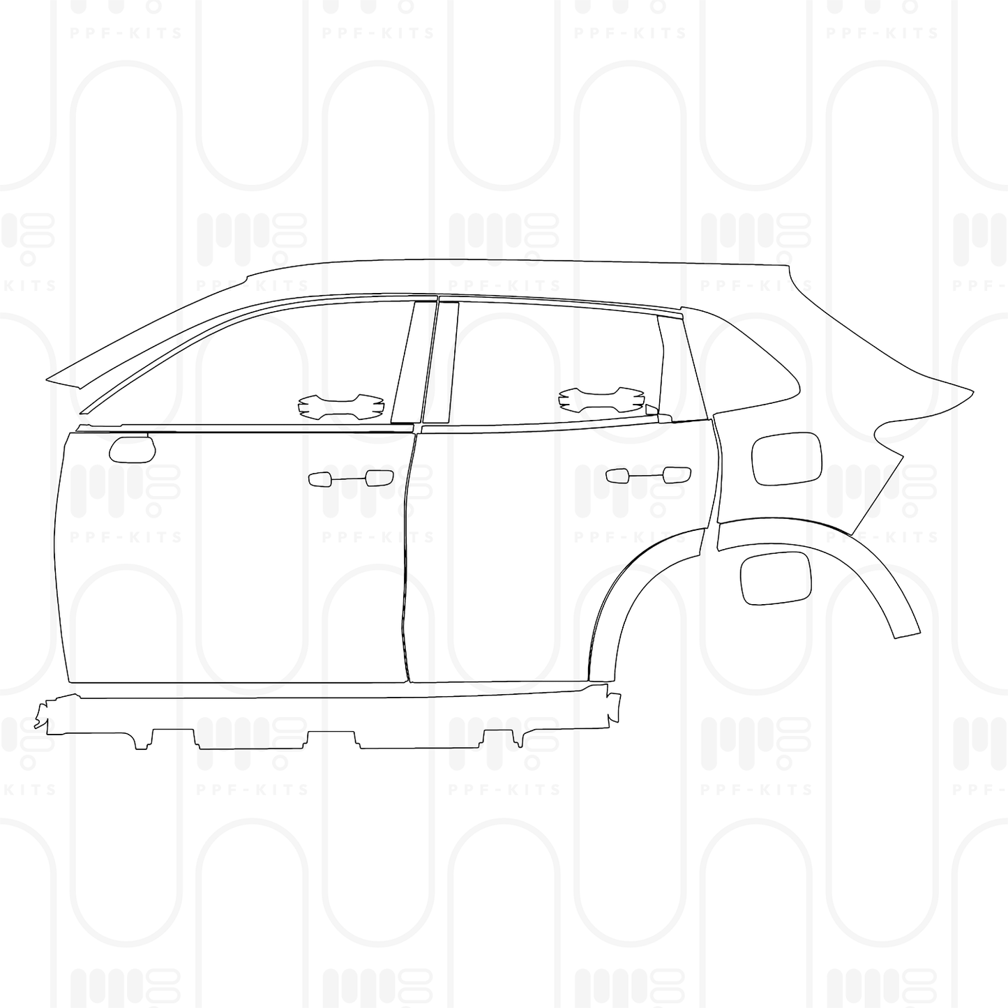 Voorgesneden PPF Honda HR-V (US) Sport 2026