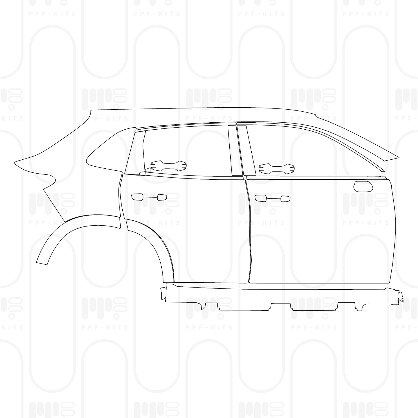 Voorgesneden PPF Honda HR-V (US) Sport 2026