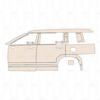 Voorgesneden PPF Hyundai Santa Fe (Au) 2026