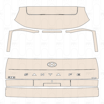 Voorgesneden PPF Hyundai Santa Fe (CN) 2026