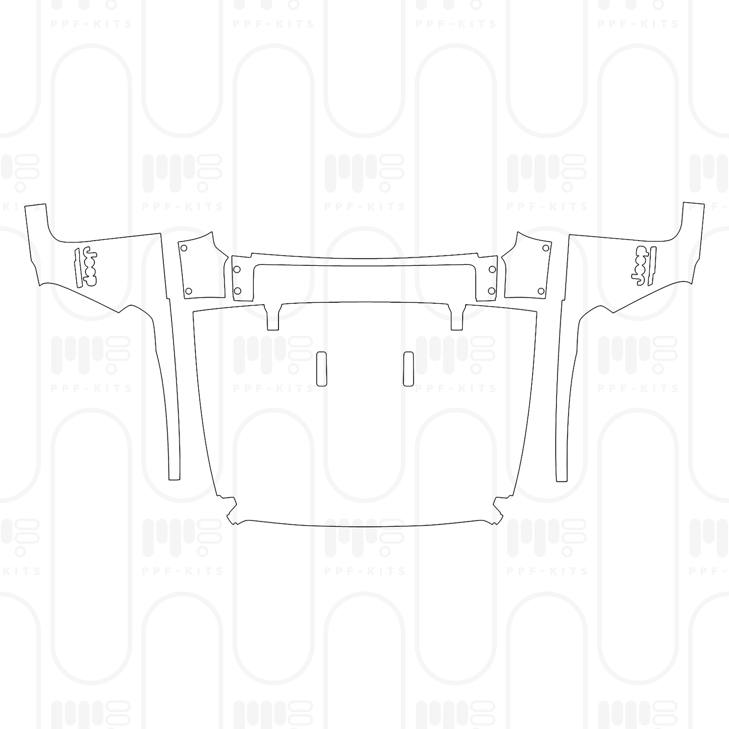 Voorgesneden PPF JEEP Wrangler 4 Door Sport 2026