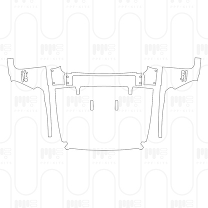 Voorgesneden PPF JEEP Wrangler 4 Door Sport 2026