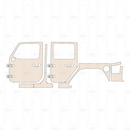 Voorgesneden PPF JEEP Wrangler 4 Door Rubicon 2026