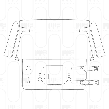 Voorgesneden PPF JEEP Wrangler 4 Door Sport 2026