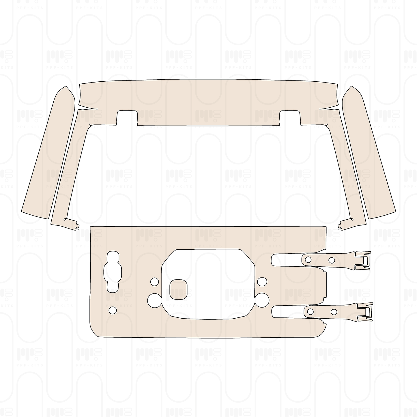 Voorgesneden PPF JEEP Wrangler 4 Door Rubicon 2026