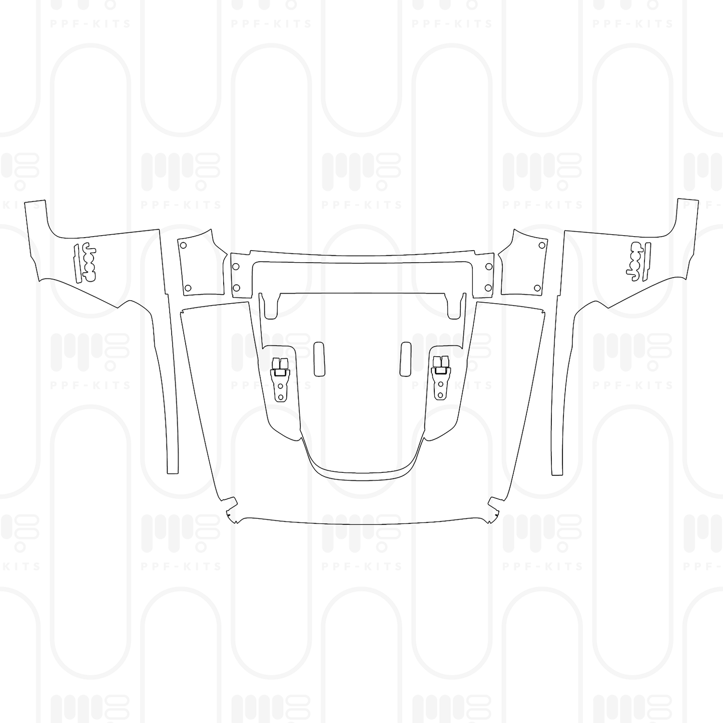 Voorgesneden PPF JEEP Wrangler 4 Door Rubicon X 2026