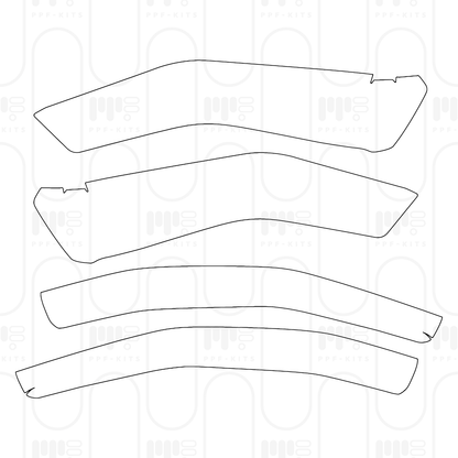 Voorgesneden PPF JEEP Wrangler 4 Door Rubicon X 2026