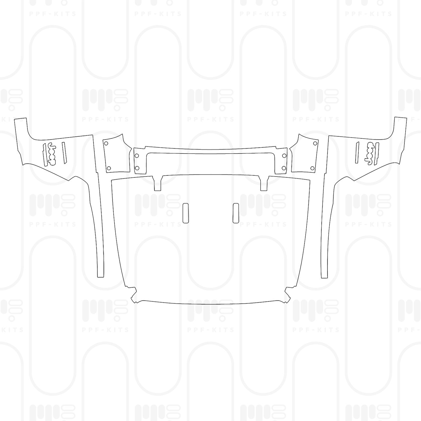 Voorgesneden PPF JEEP Wrangler 4 Door Sahara 2026