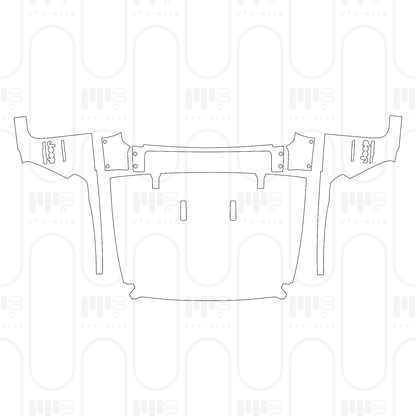 Voorgesneden PPF JEEP Wrangler 4 Door Sahara 2026