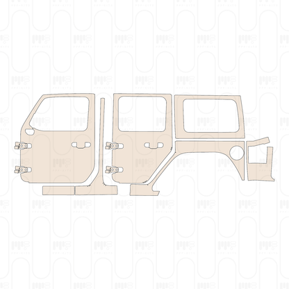 Voorgesneden PPF JEEP Wrangler 4 Door Rubicon 392 2026