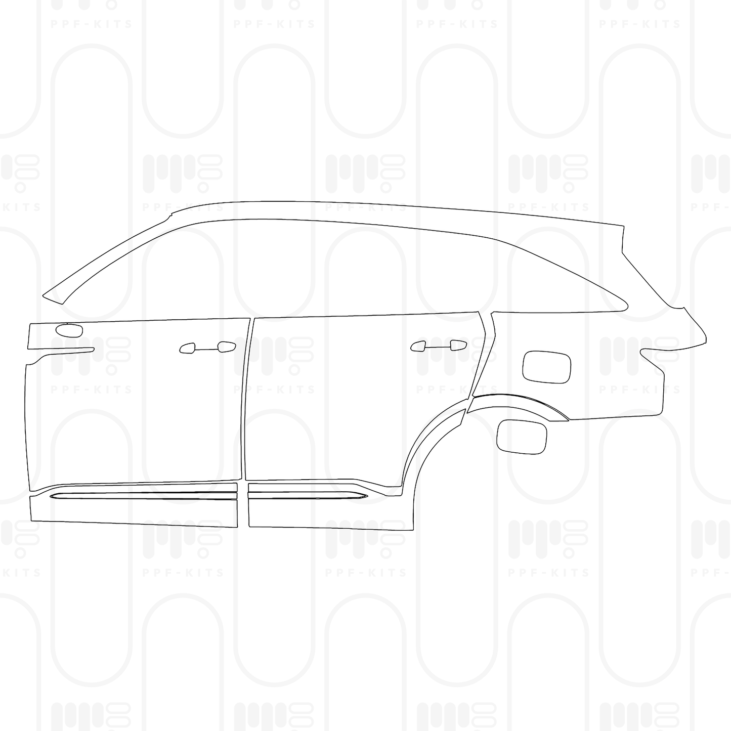 Voorgesneden PPF KIA Sorento X-Line EX AWD 2026