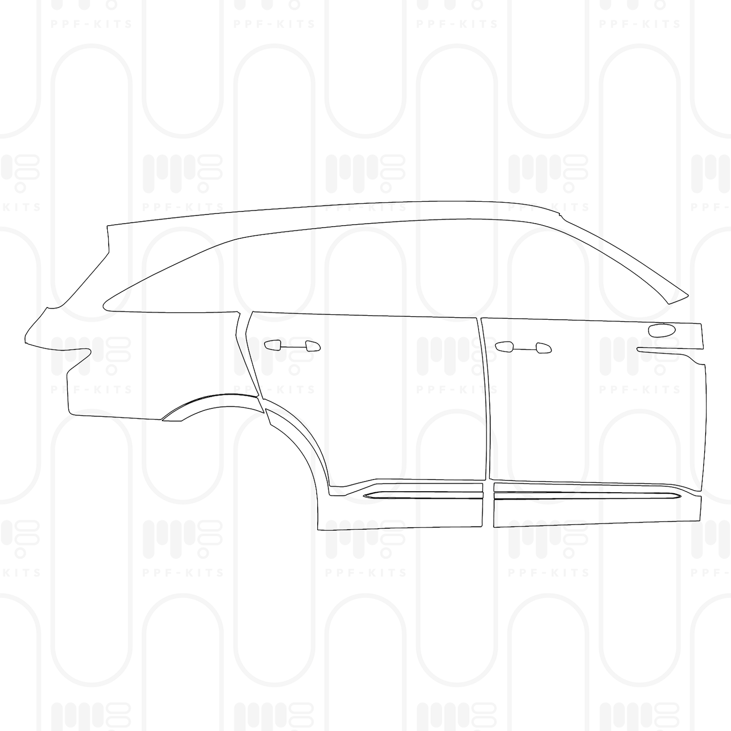 Voorgesneden PPF KIA Sorento X-Line EX AWD 2026