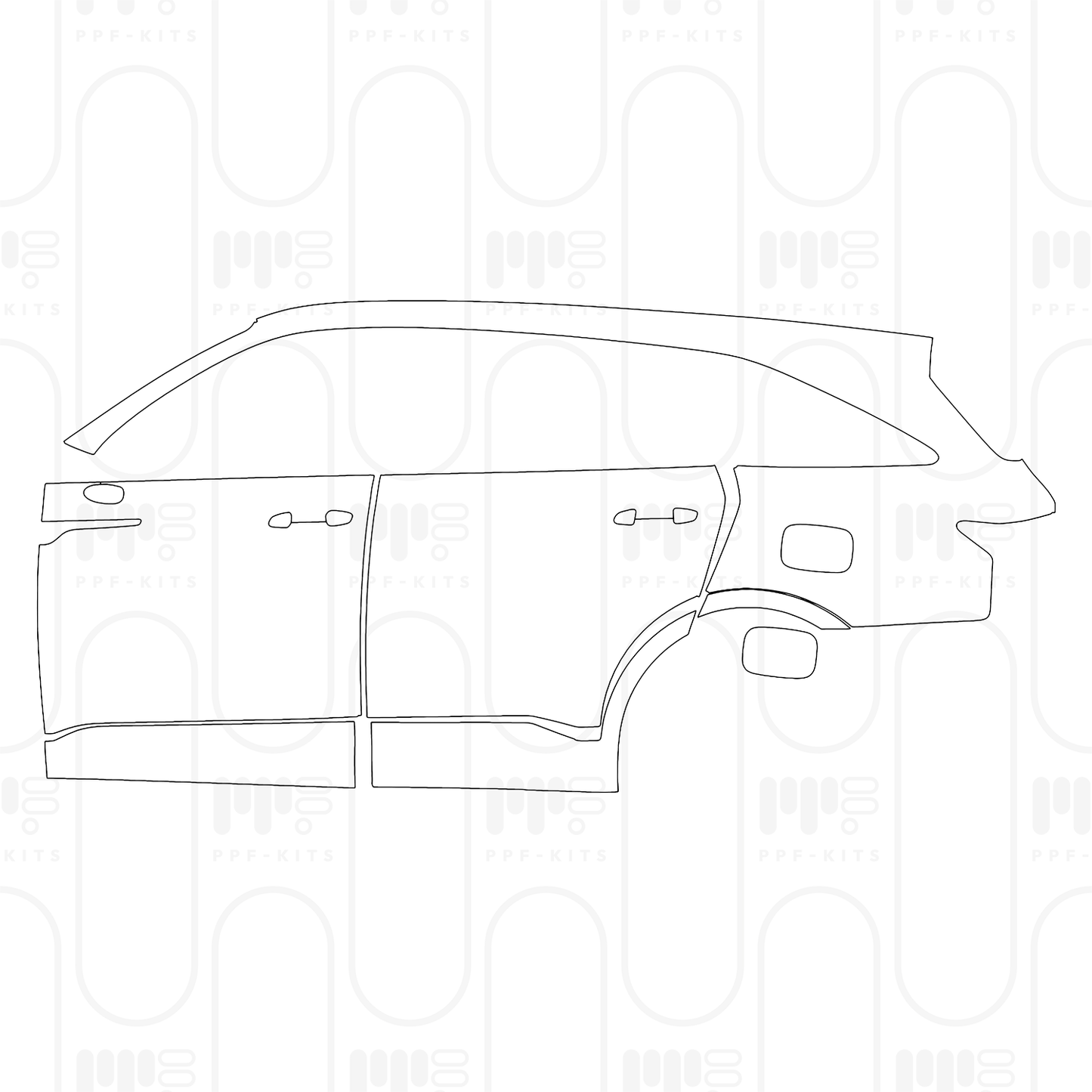 Voorgesneden PPF KIA Sorento X-Line EX AWD 2026