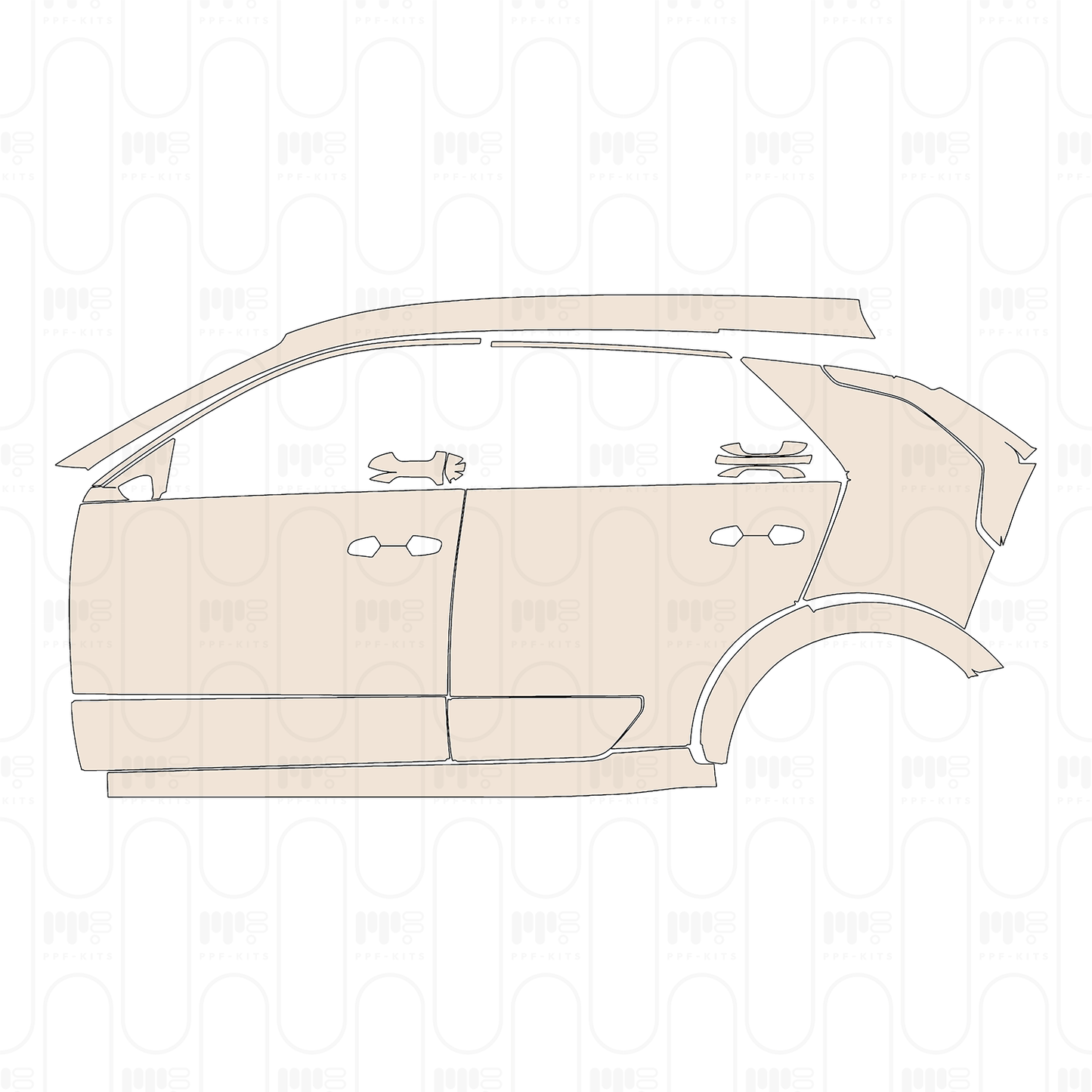 Voorgesneden PPF KIA Niro EV (US) Wave 2026