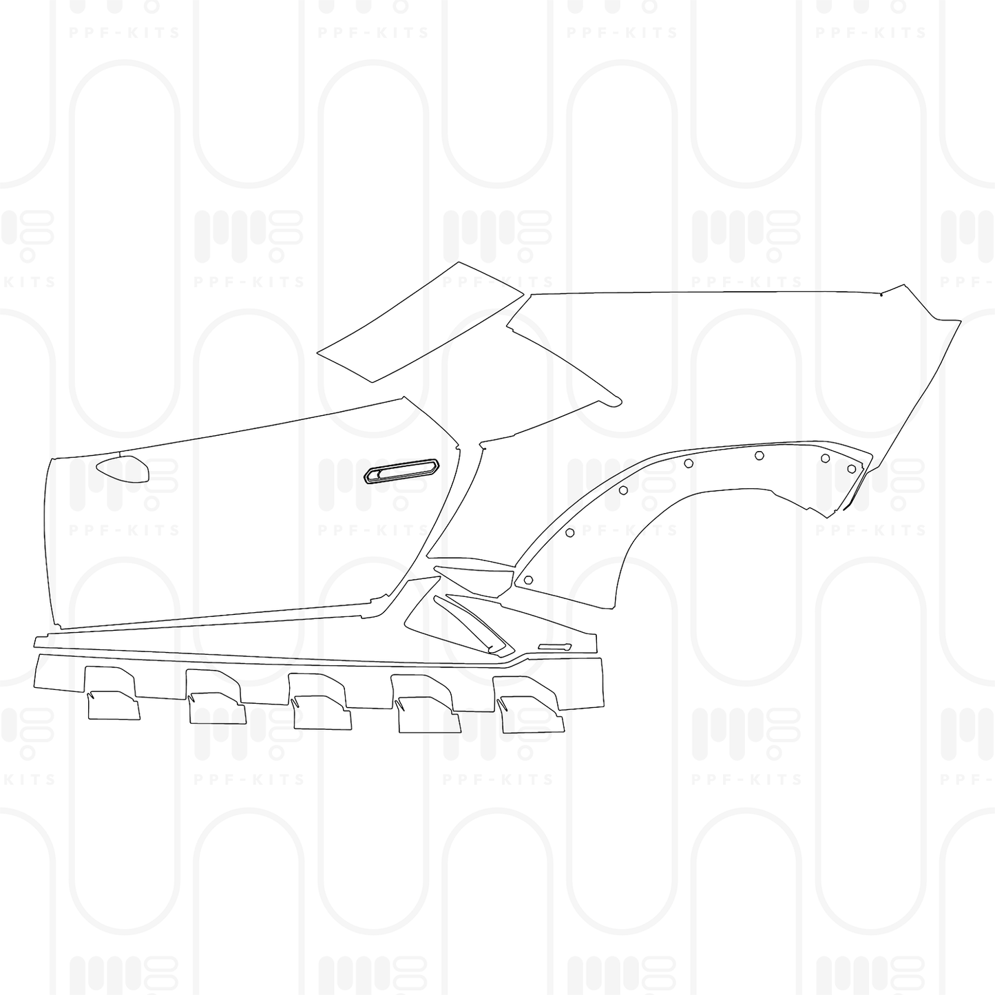 Voorgesneden PPF Lamborghini Huracan Sterrato 2026