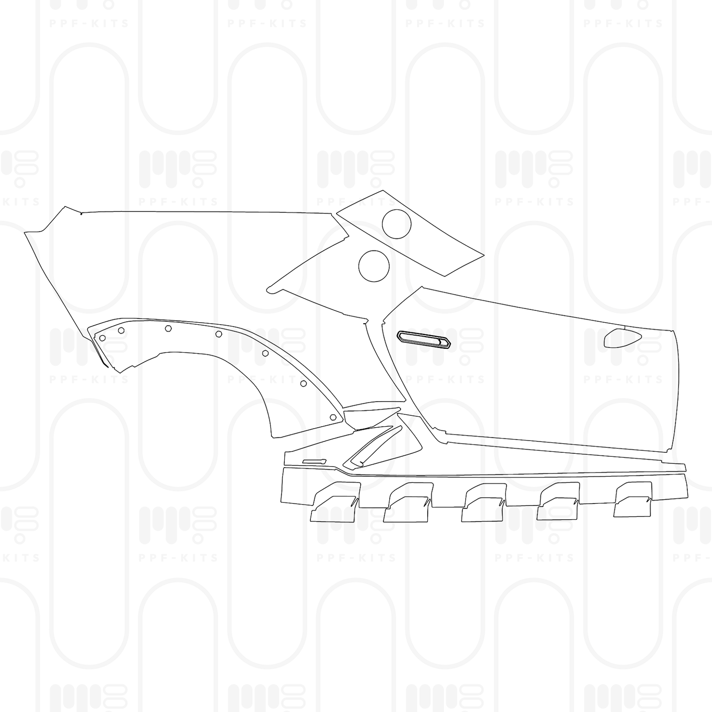 Voorgesneden PPF Lamborghini Huracan Sterrato 2026
