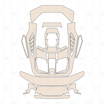 Voorgesneden PPF Lamborghini Huracan Tecnica 2026