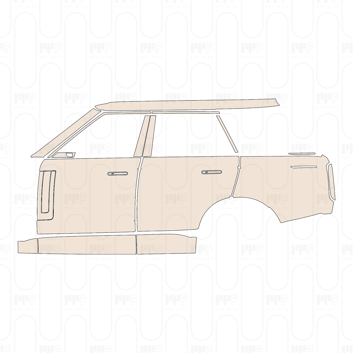 Voorgesneden PPF Land Rover Range Rover Standard Wheelbase Base 2026