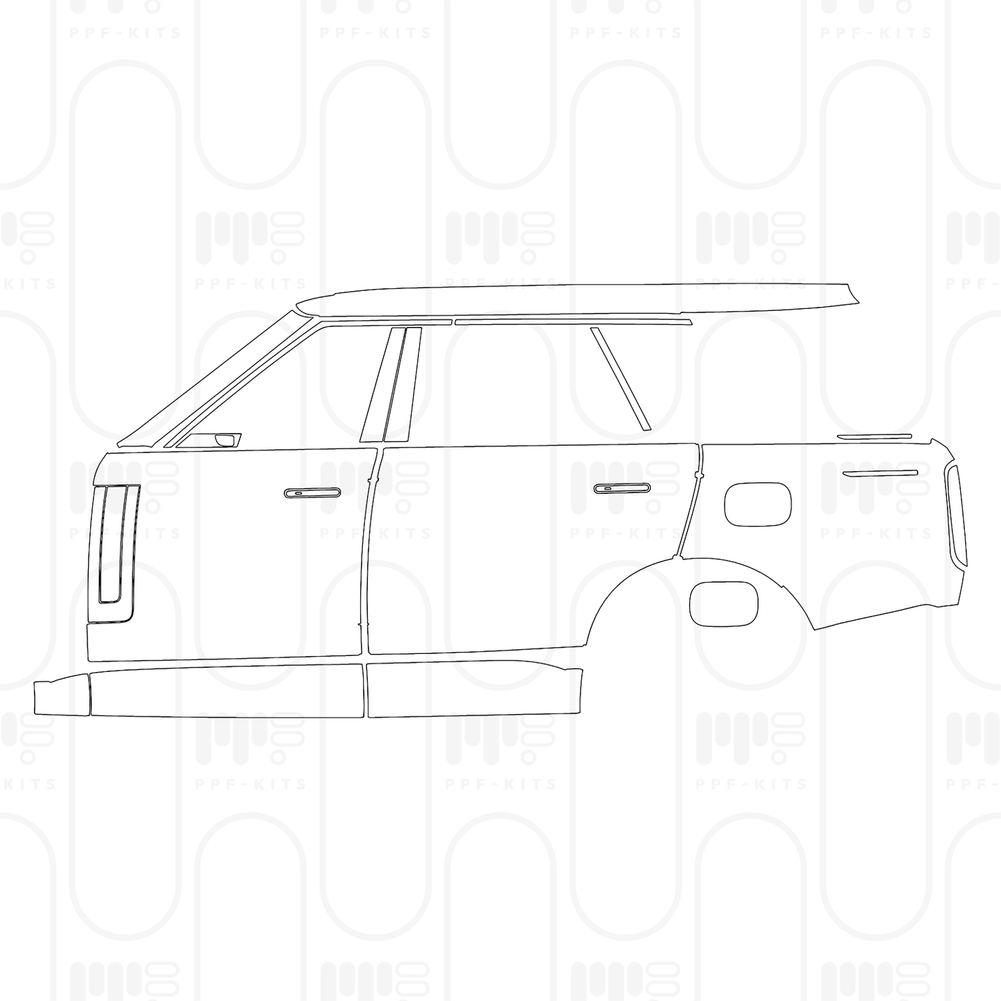 Voorgesneden PPF Land Rover Range Rover Extended Wheelbase Autobiography 2026