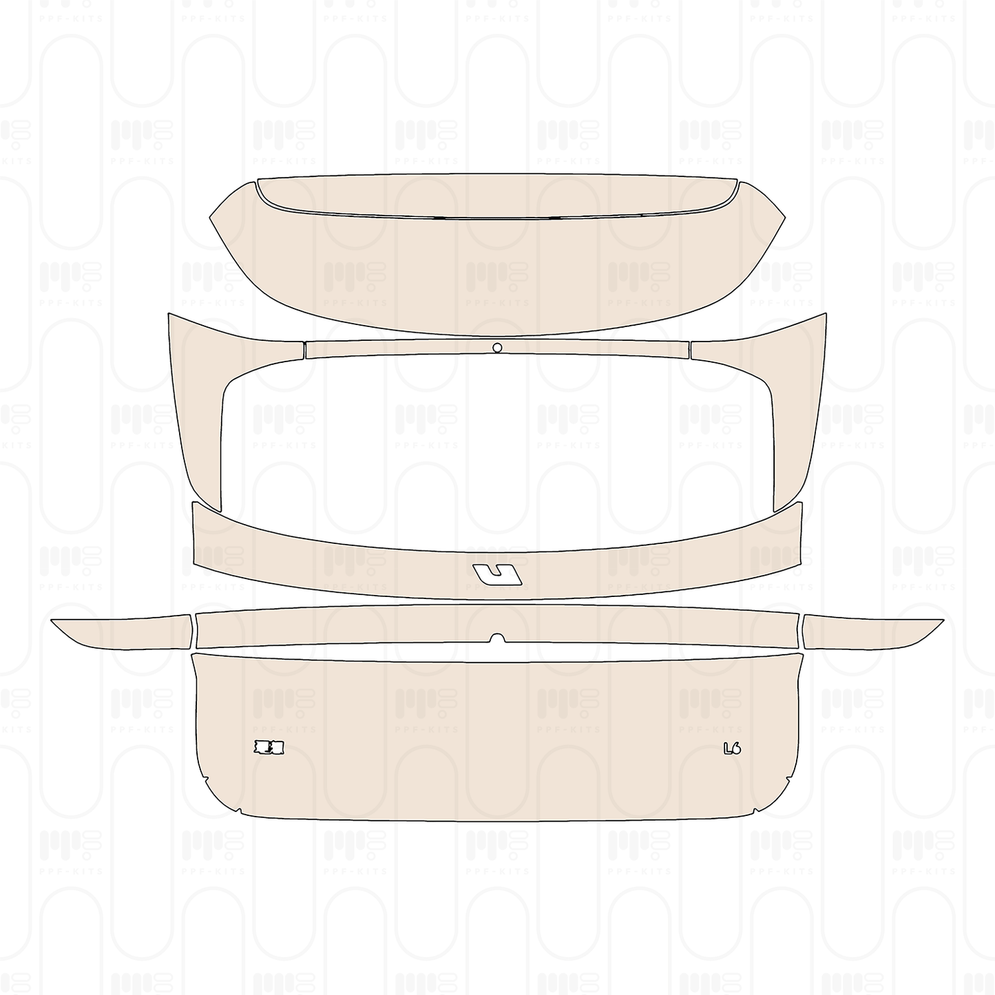 Voorgesneden PPF Li Auto L6 2026