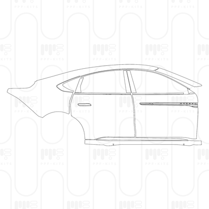 Voorgesneden PPF Lincoln Z Hybrid 2026