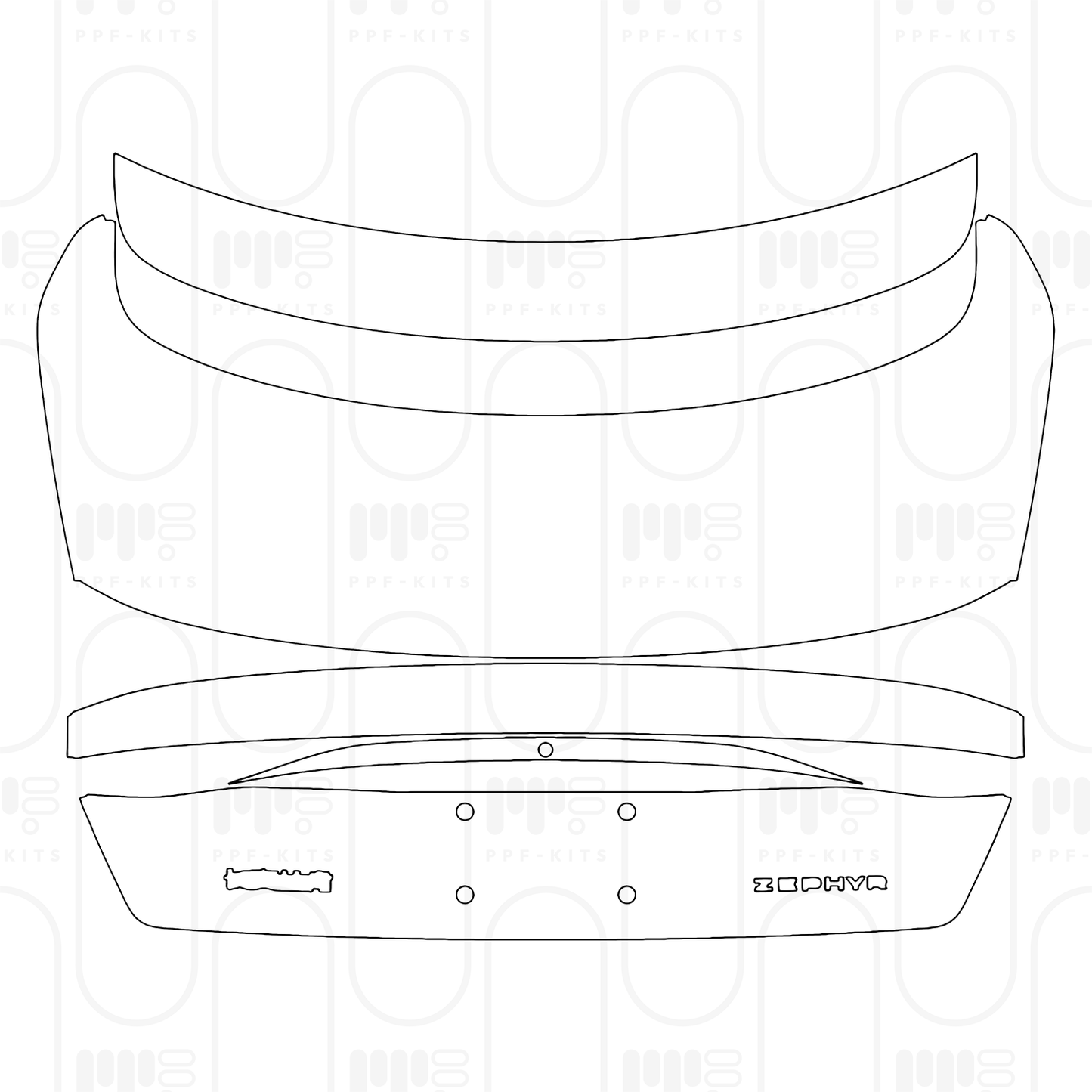 Voorgesneden PPF Lincoln Z Hybrid 2026