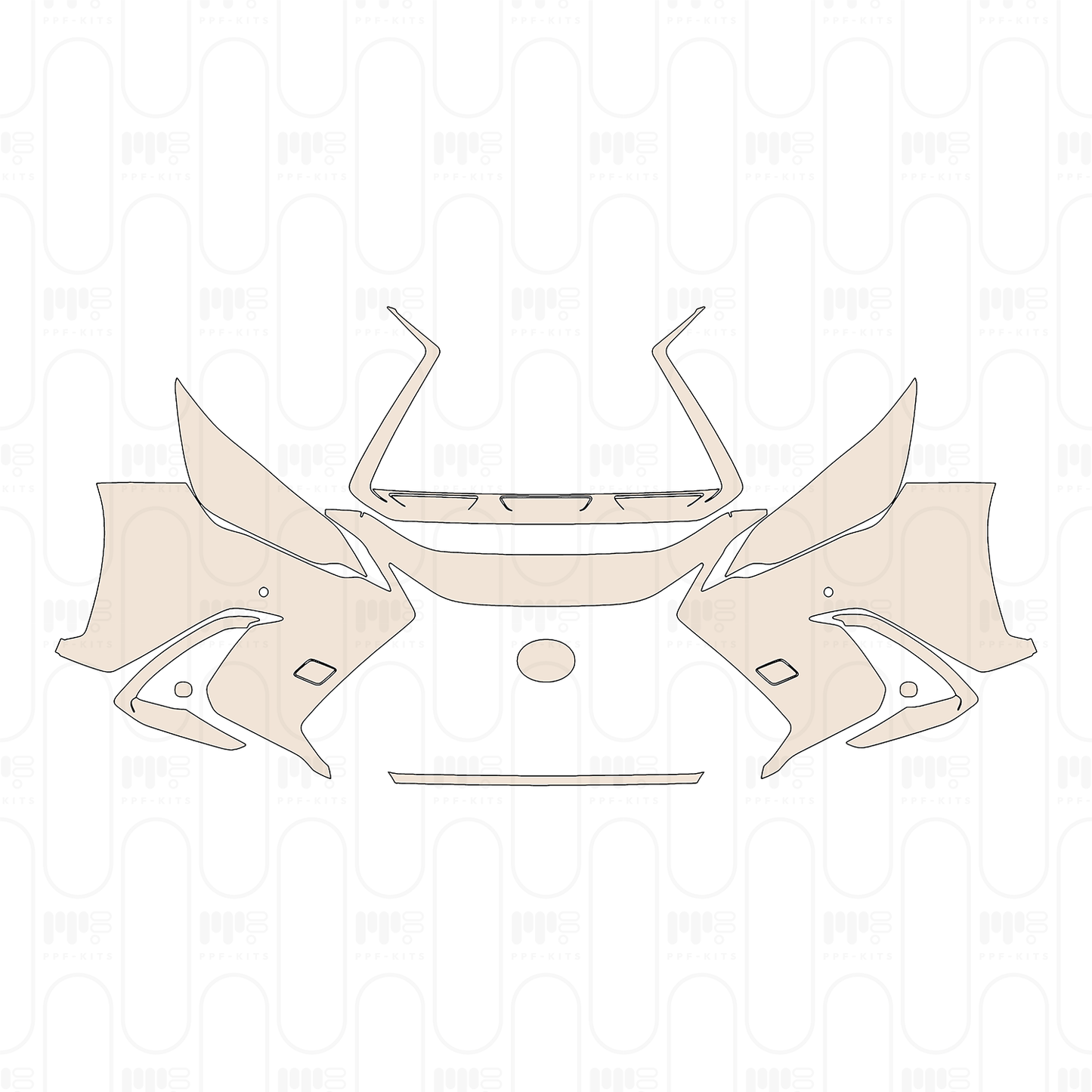 Voorgesneden PPF Lexus NX Base 2026