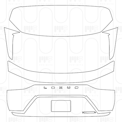 Voorgesneden PPF Lexus NX F-Sport 2026