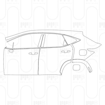 Voorgesneden PPF Lexus NX F-Sport 2026