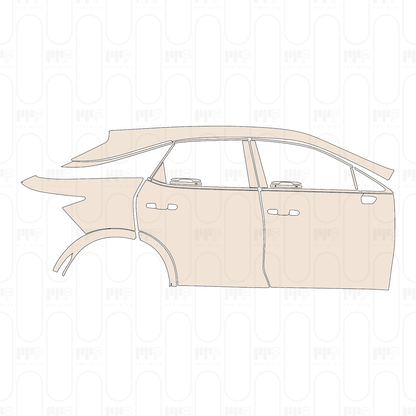 Voorgesneden PPF Lexus RX (SWB) Base 2026