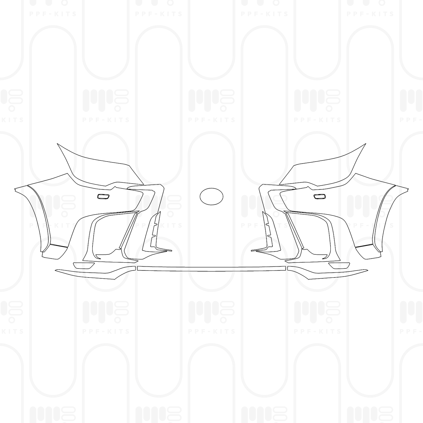 Voorgesneden PPF Lexus LX F-sport 2026