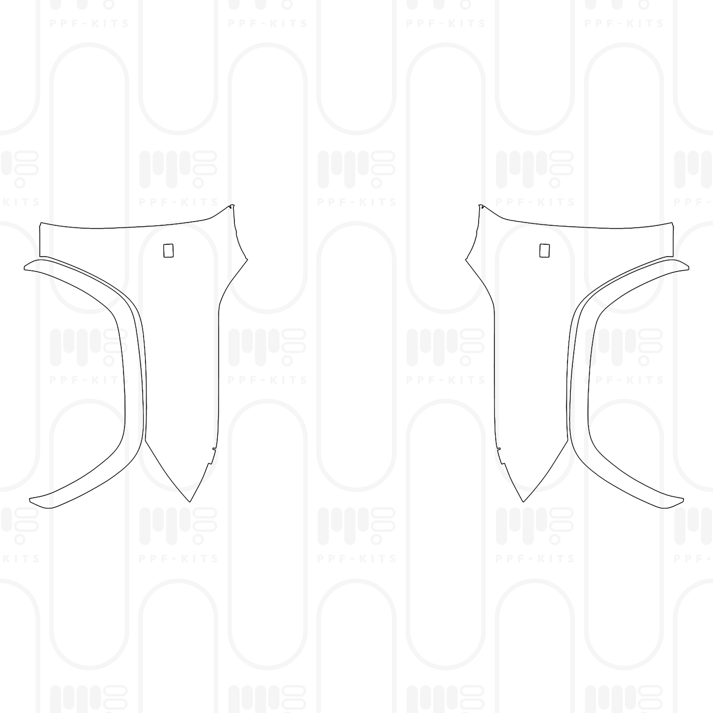 Voorgesneden PPF Lexus LX F-sport 2026