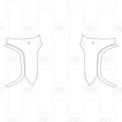 Voorgesneden PPF Lexus LX F-sport 2026