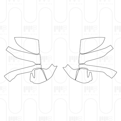 Voorgesneden PPF Lexus LX F-sport 2026