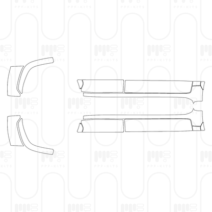 Voorgesneden PPF Lexus LX F-sport 2026