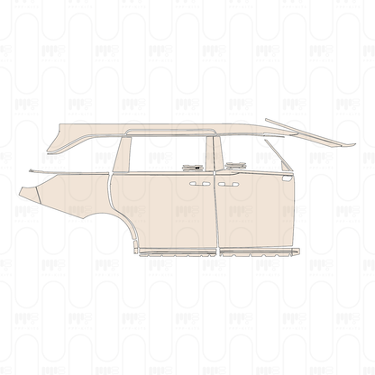 Voorgesneden PPF Lexus LM 2026