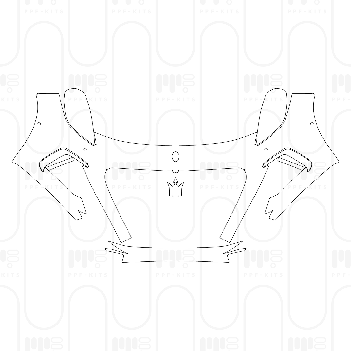 Voorgesneden PPF Maserati GranTurismo Trofeo 2026