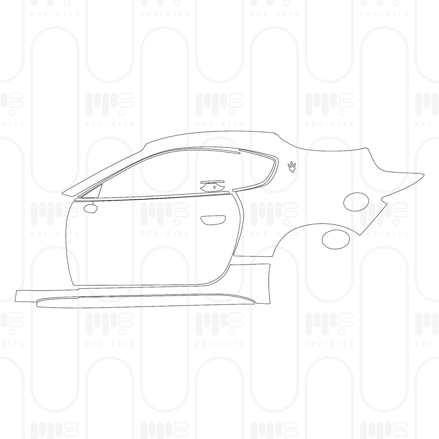 Voorgesneden PPF Maserati GranTurismo Trofeo 2026