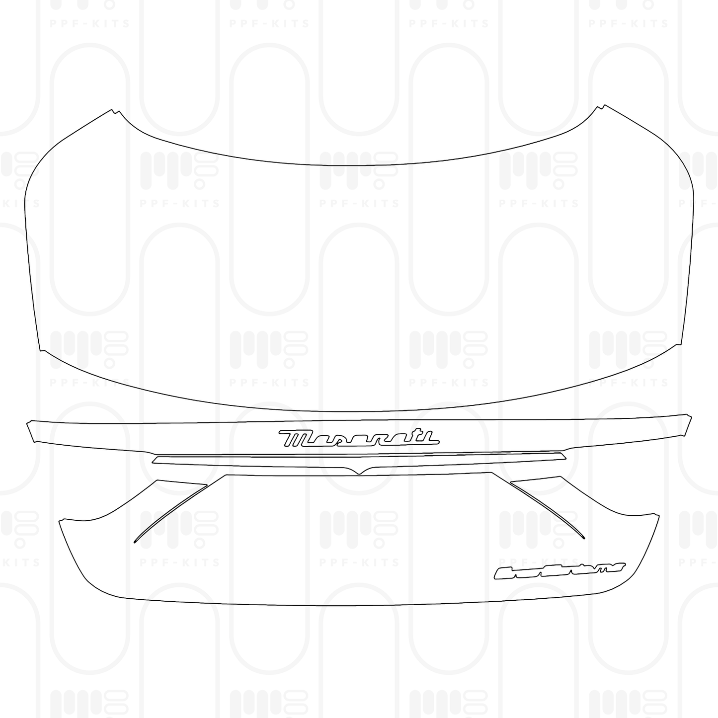 Voorgesneden PPF Maserati GranTurismo Trofeo 2026