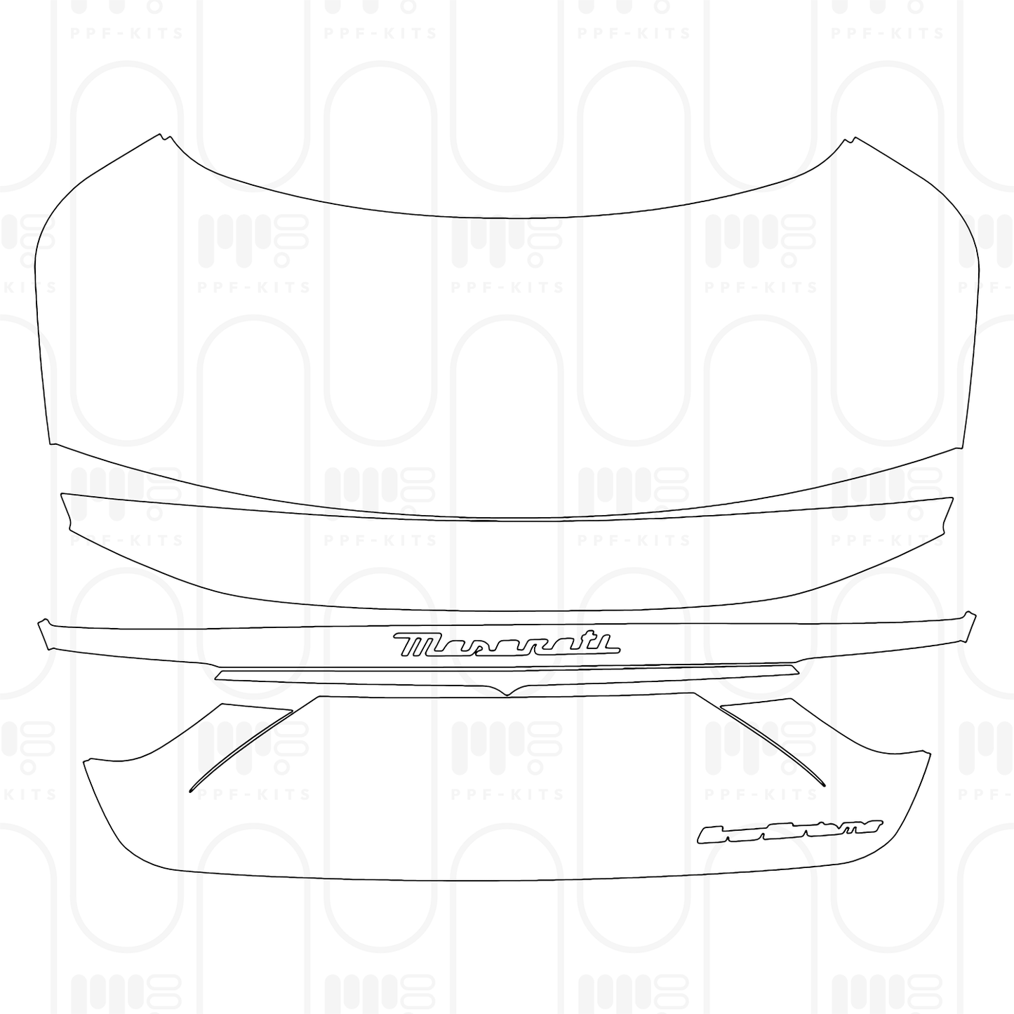 Voorgesneden PPF Maserati GranTurismo Trofeo 2026