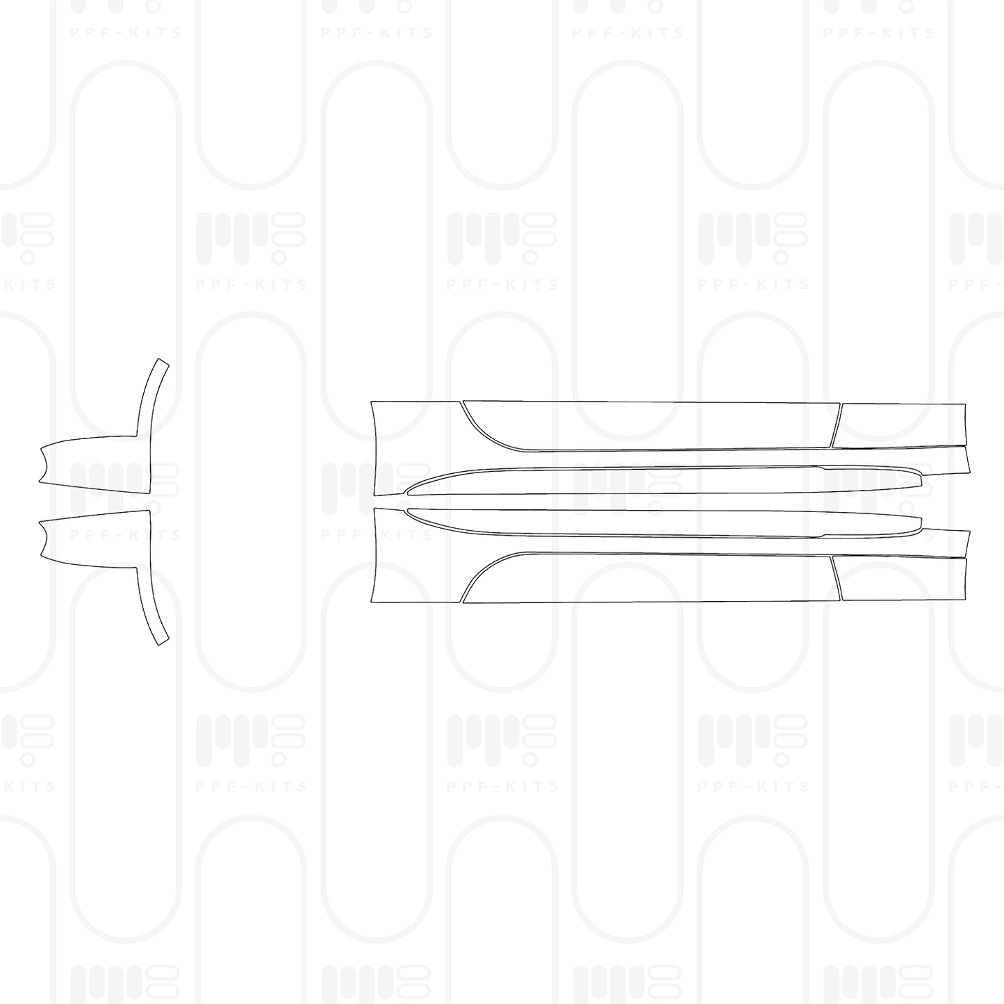 Voorgesneden PPF Maserati GranTurismo Trofeo 2026