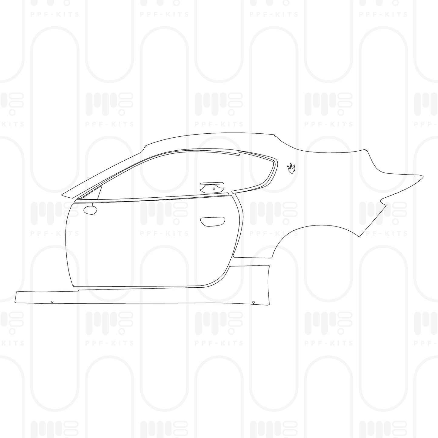 Voorgesneden PPF Maserati GranTurismo Folgore 2026