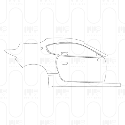 Voorgesneden PPF Maserati GranTurismo Folgore 2026