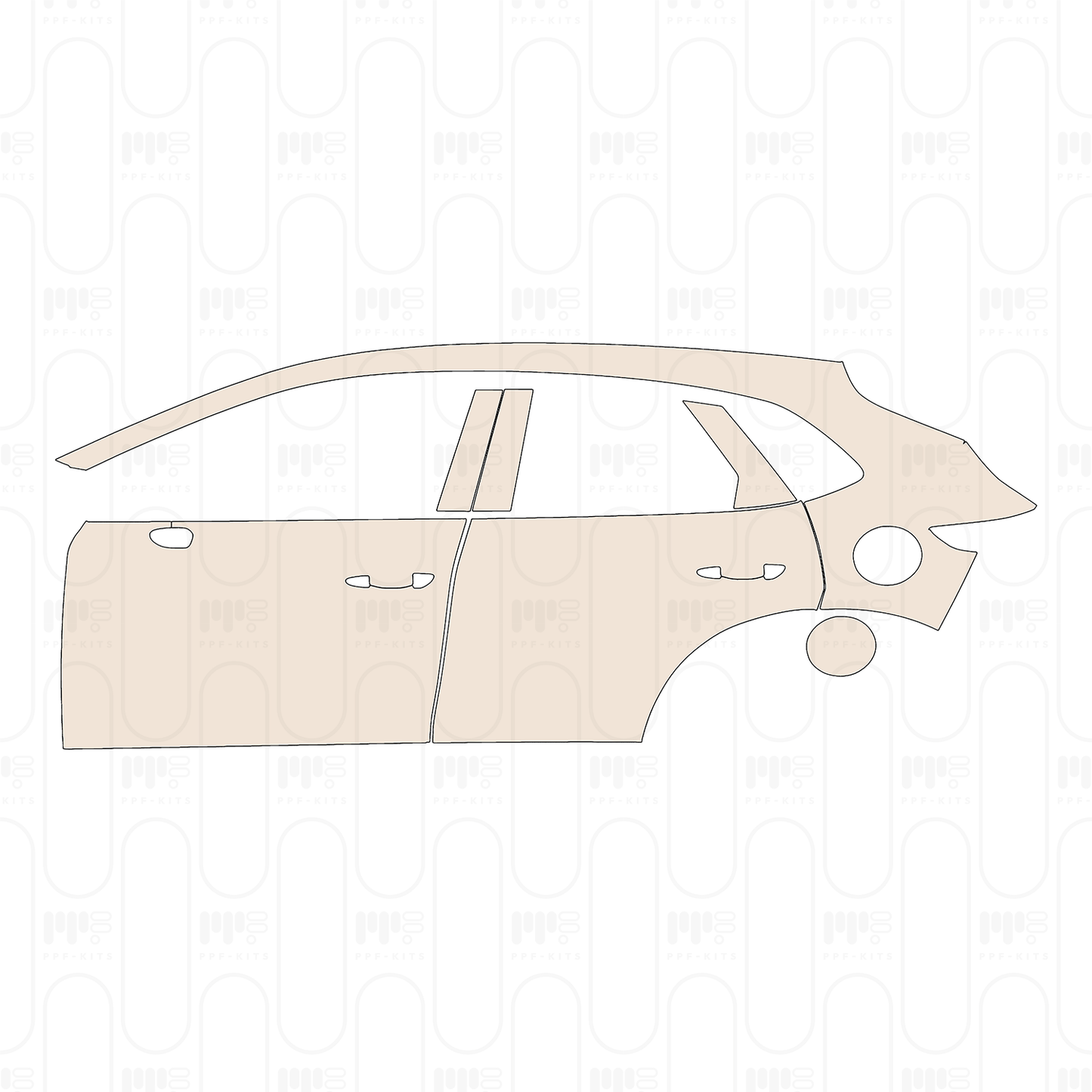 Voorgesneden PPF Mazda CX-30 2026
