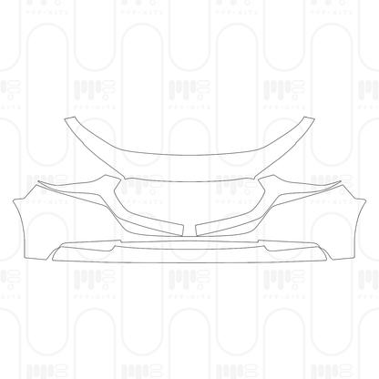 Voorgesneden PPF Mazda Axela (Mazda 3) Sedan 2026