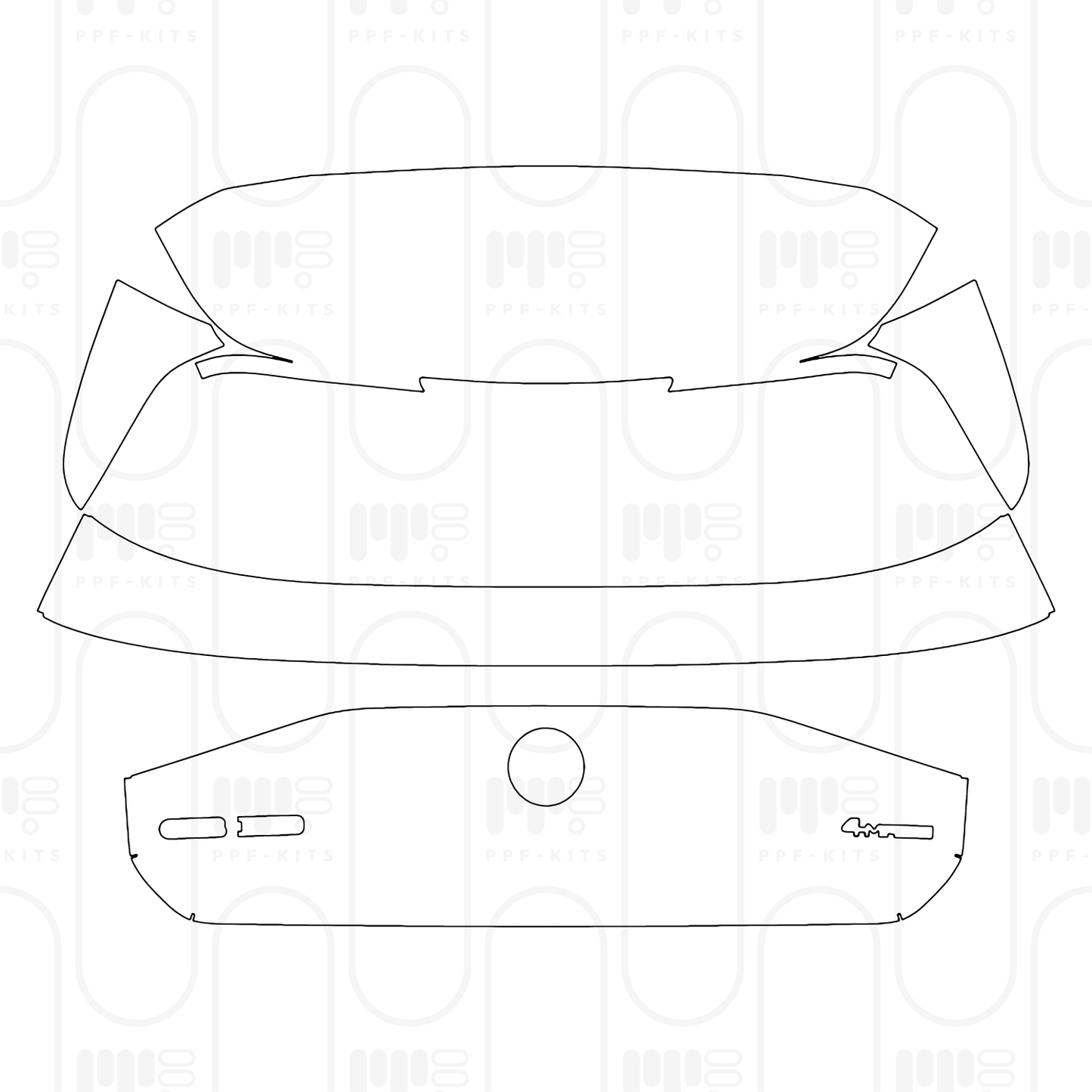 Voorgesneden PPF Mercedes-Benz EQB AMG Line 2026