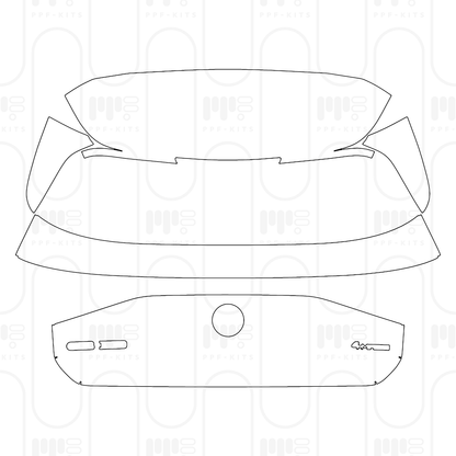 Voorgesneden PPF Mercedes-Benz EQB AMG Line 2026