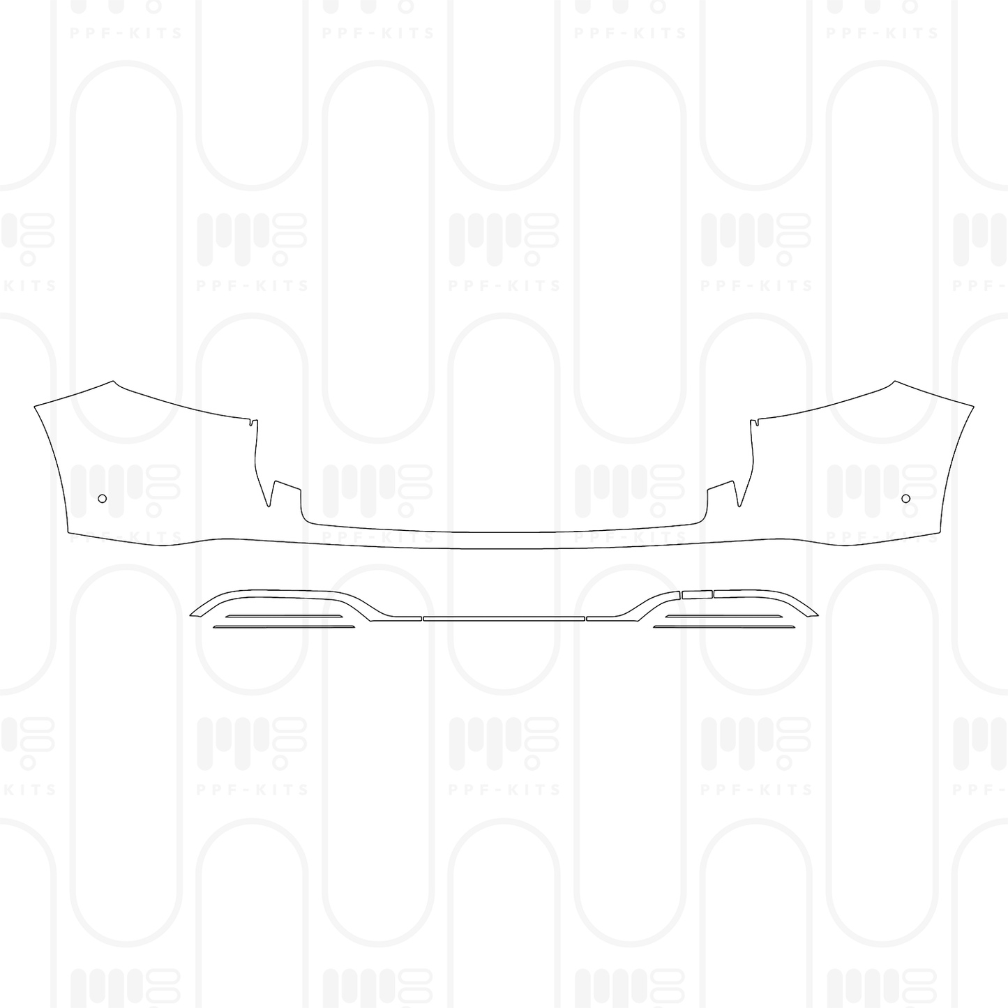 Voorgesneden PPF Mercedes-Benz EQB AMG Line 2026
