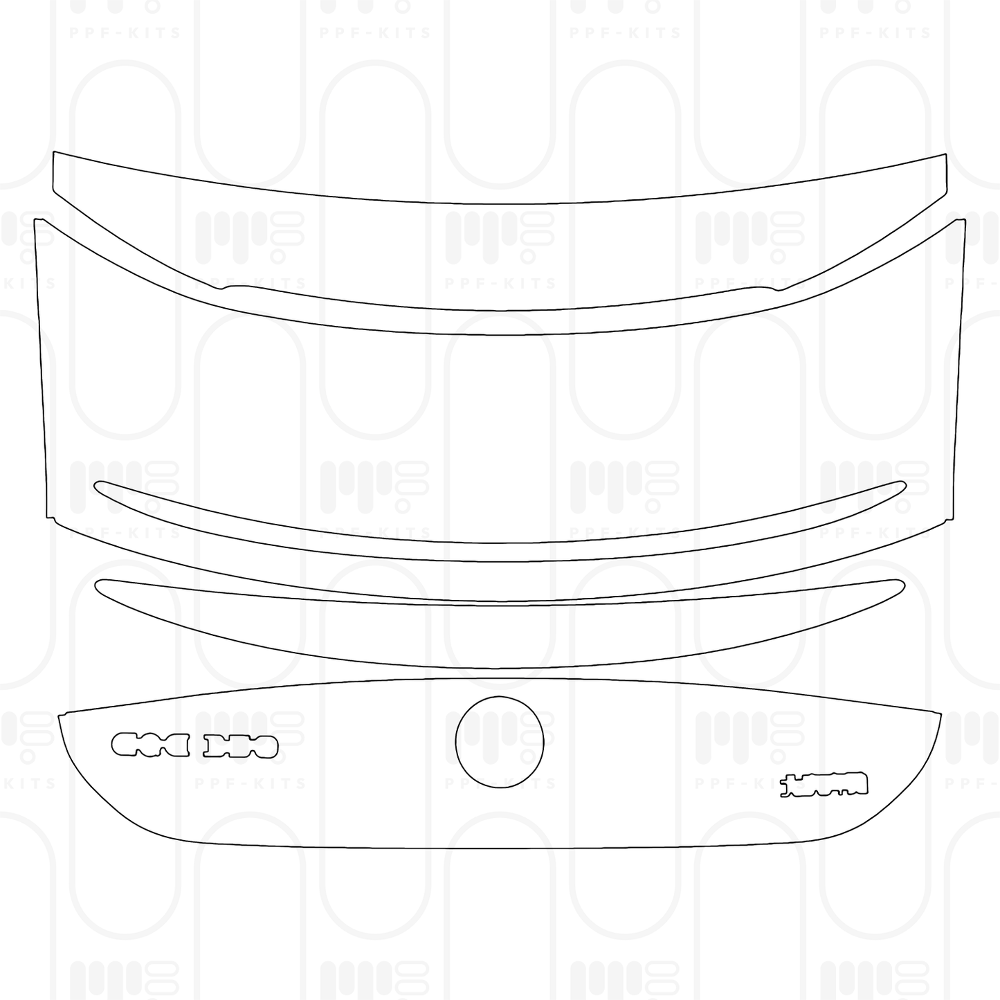 Voorgesneden PPF Mercedes-Benz EQE AMG Line 2026
